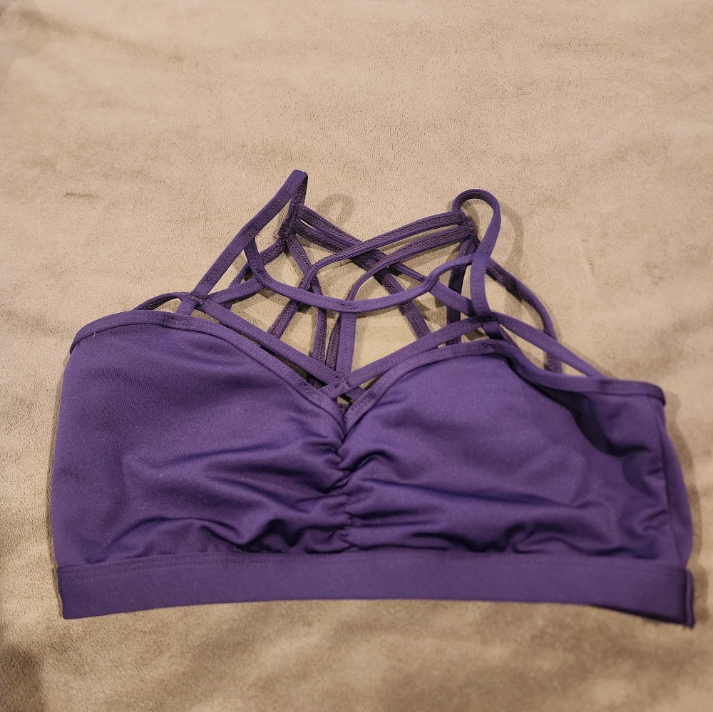 Purple Strappy Women's Bralette small Victorias secret